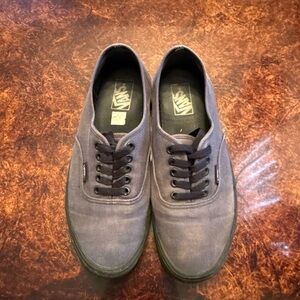 Vans Men's navy blue faded Canvas Sneakers